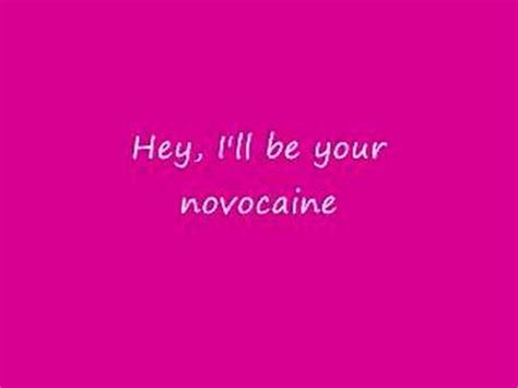 novicane lyrics|novocaine lyrics 10 years.